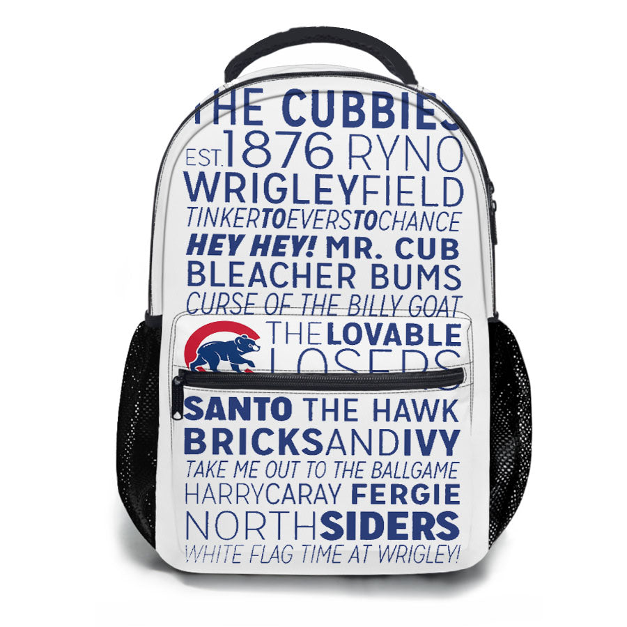 The Chicago Cubs 1876 School Backpacks