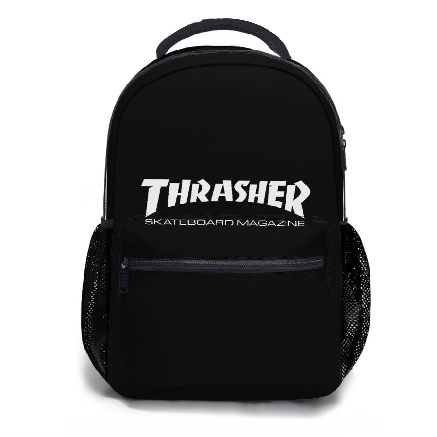 Thrasher Skateboard Magazine School Backpacks