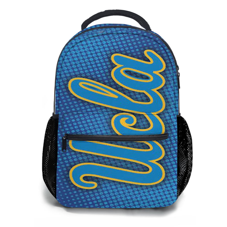 Ucla Bruins Halftone Blue School Backpacks