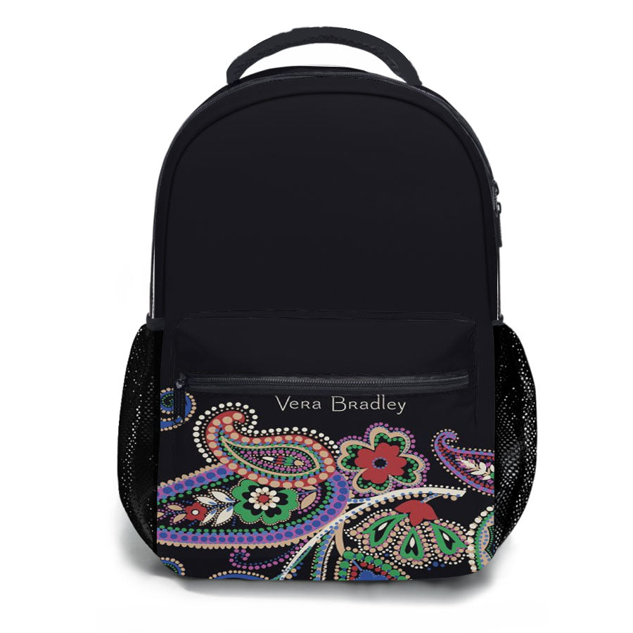 Vera Bradley Petal Paisley Design School Backpacks
