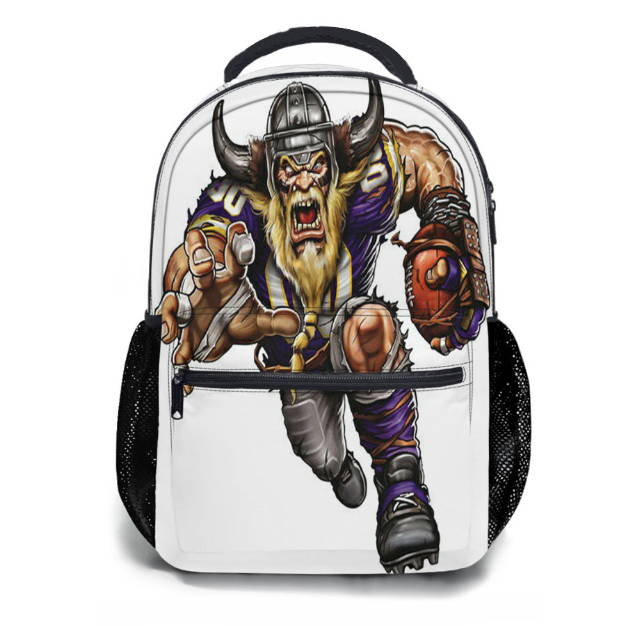 Vikings Football School Backpacks