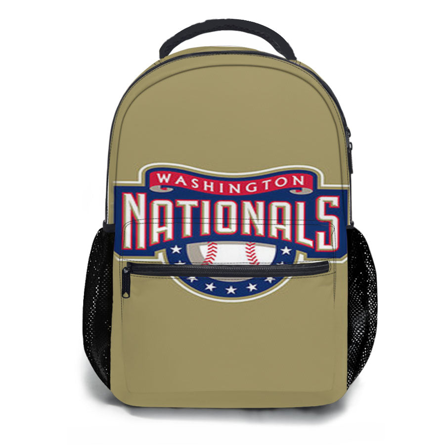 Washington National Baseball Logo Gray School Backpacks