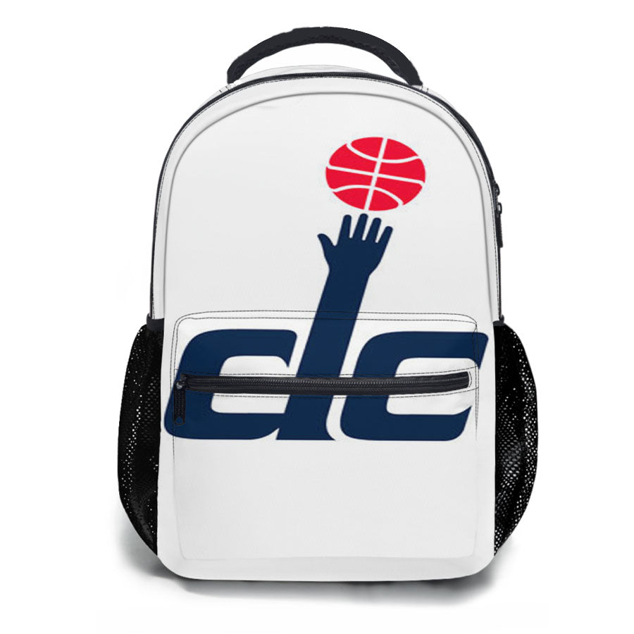 Washington Wizards Dc White School Backpacks