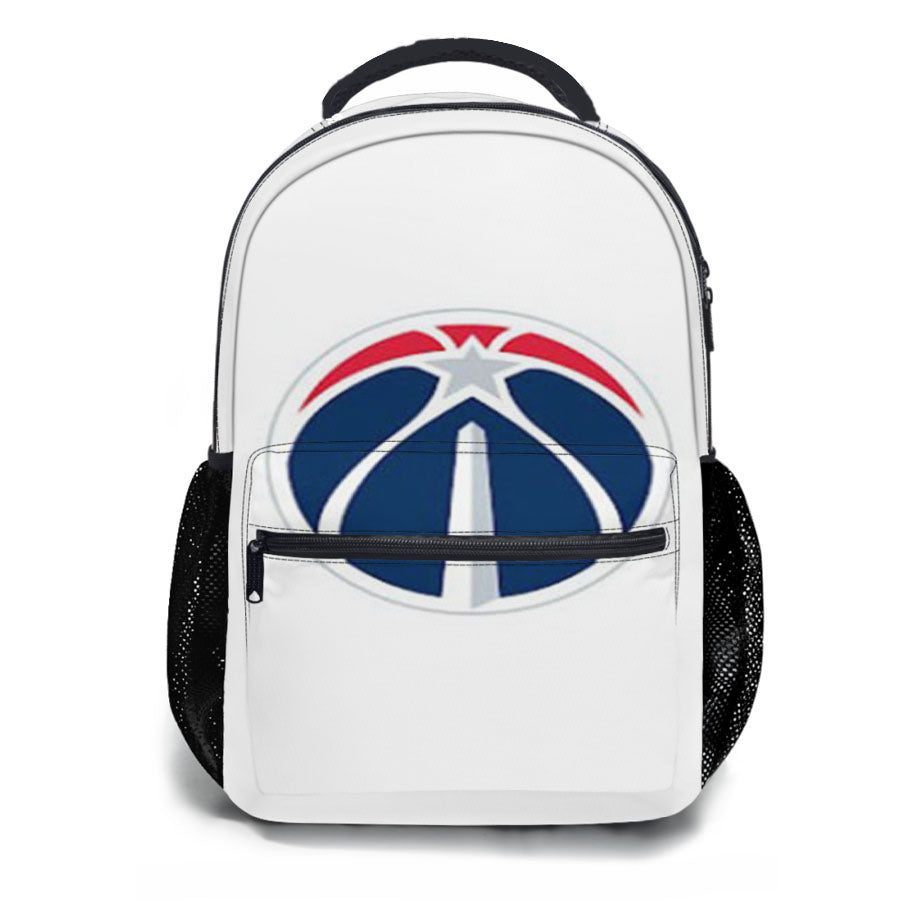 Washington Wizards Symbol White School Backpacks