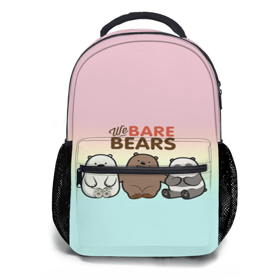 We Bare Bears School Backpacks