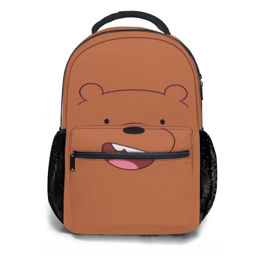 We Bare Bears Face School Backpacks