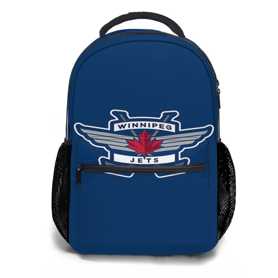 Winnipeg Jets Logo School Backpacks