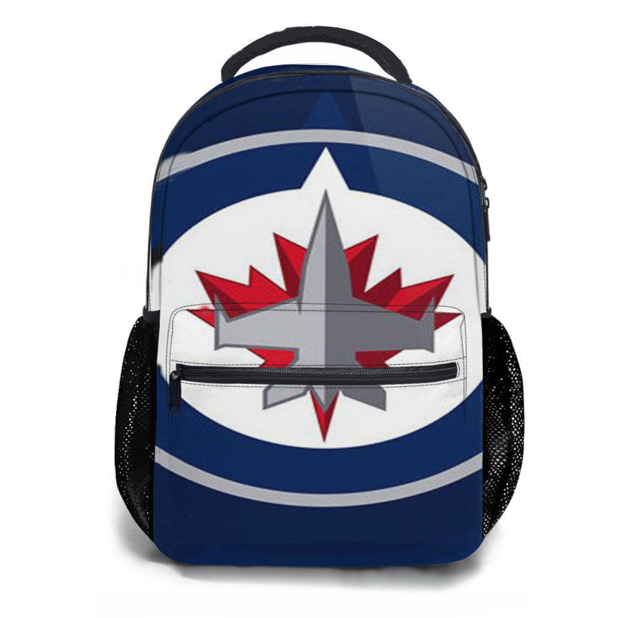 Winnipeg Jets Nhl Sport School Backpacks