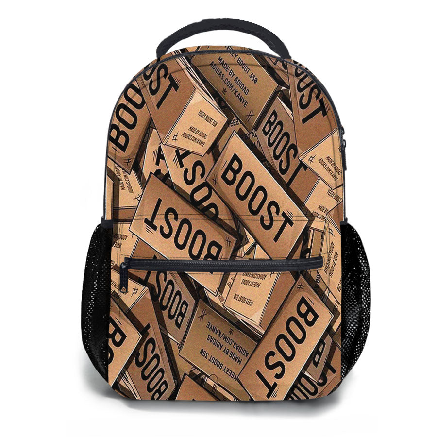 Yeezy Boost 700 Box Pattern School Backpacks