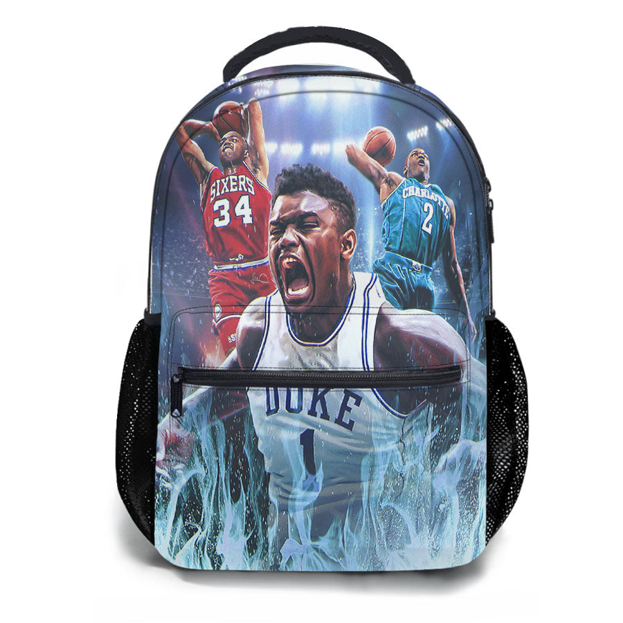 Zion Williamson Duke Wallpaper School Backpacks