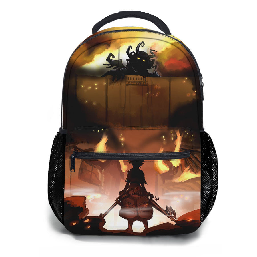 Attack On Titan Kingdom Hearts School Backpacks