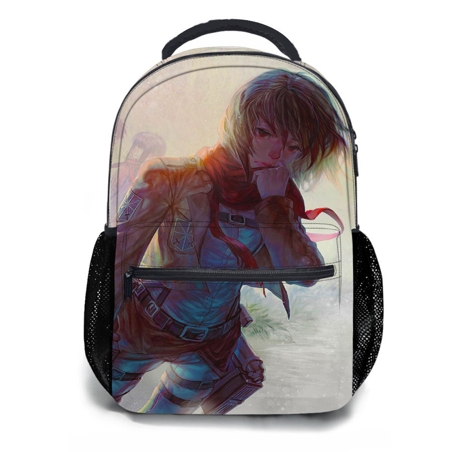 Attack On Titan Mikasa Art School Backpacks