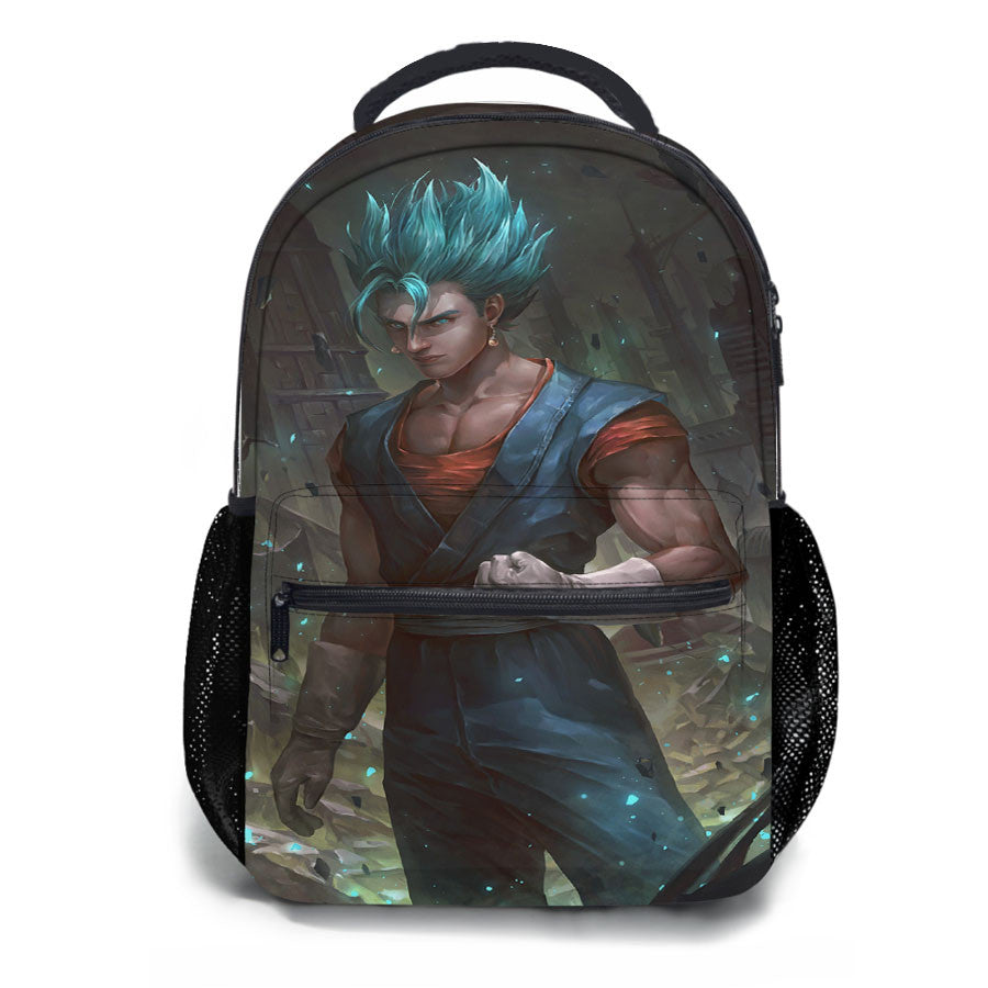 Blue Vegeta Dragon Ball Z School Backpacks