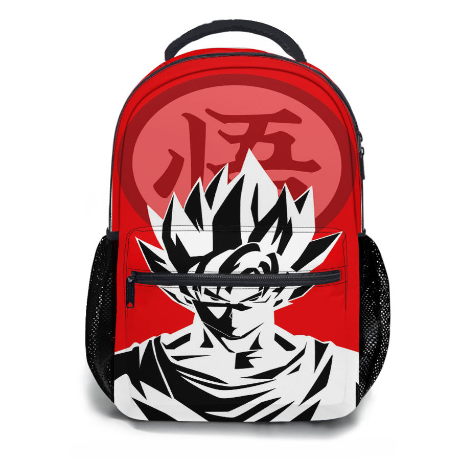 Dragon Ball Goku Logo Red School Backpacks