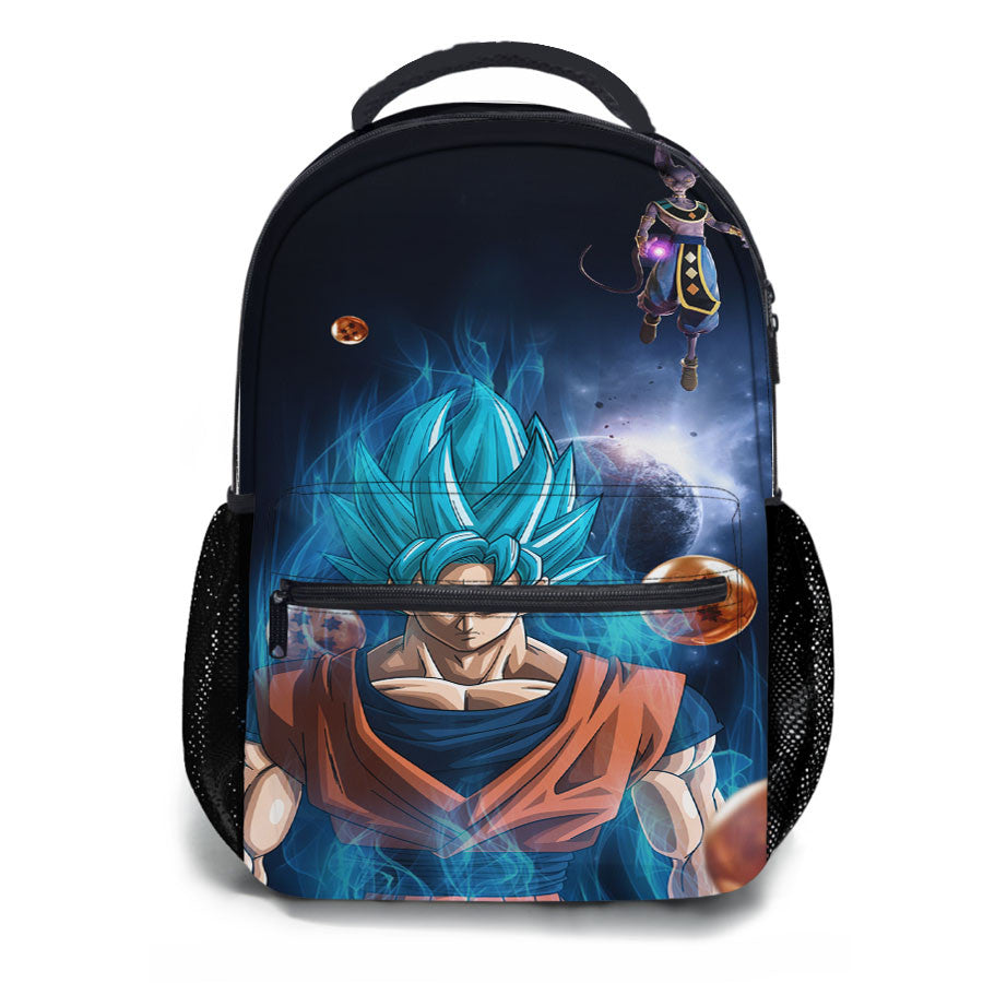 Dragon Ball Goku Vs Beerus School Backpacks