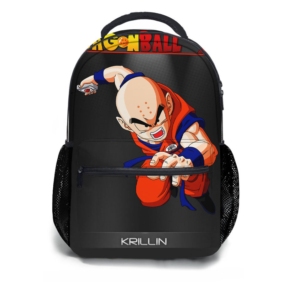 Dragon Ball Z Krillin Rage School Backpacks