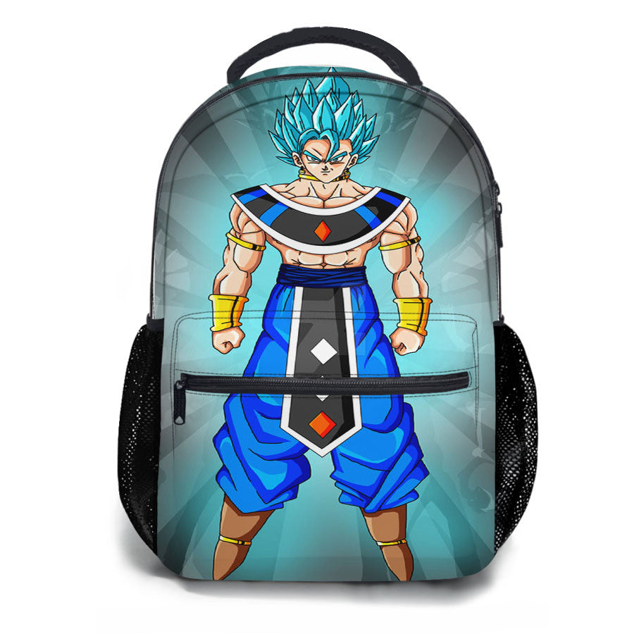 Dragon Balls Super Saiyan Blue School Backpacks
