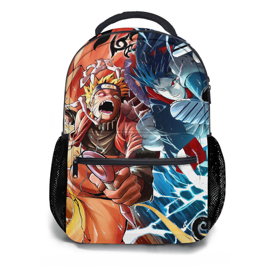 Epic Naruto X Sasuke Fanart School Backpacks