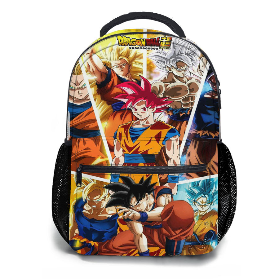Goku Transformations Dragon Ball School Backpacks