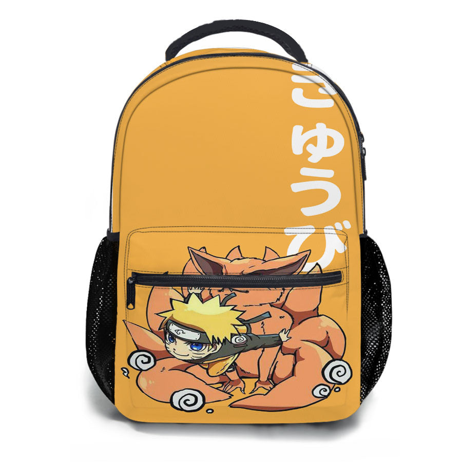 Kurama Kyuubi Naruto School Backpacks