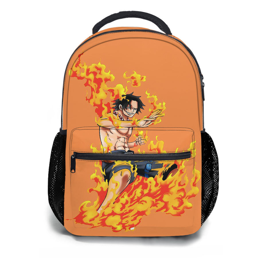 Luffy Ace One Piece School Backpacks