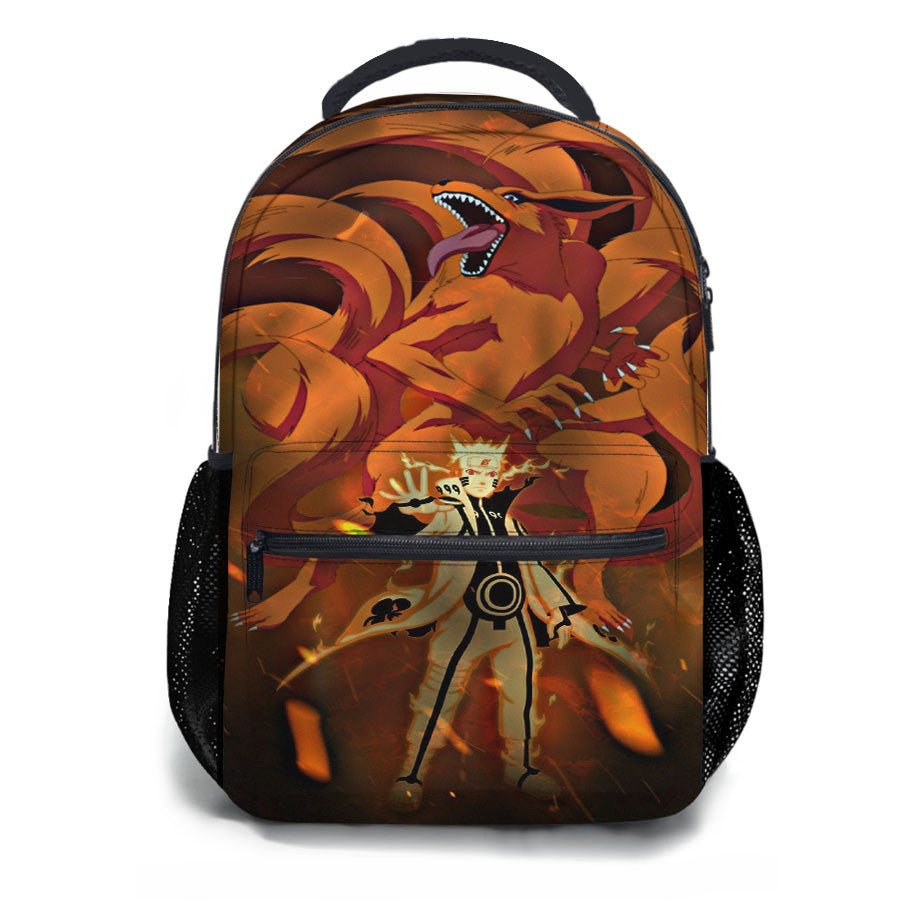 Naruto And Baby Kurama School Backpacks