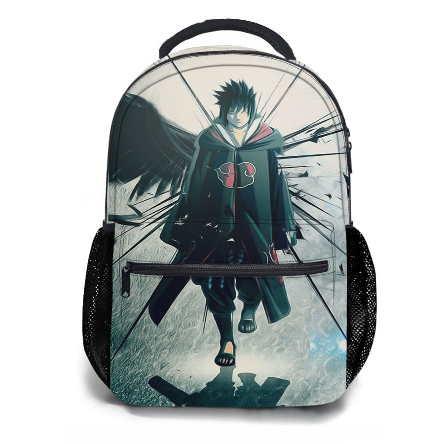 Naruto Cartoon Sasuke Fly School Backpacks