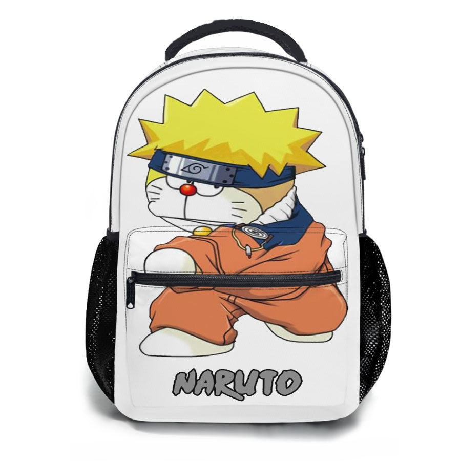 Naruto Doraemon Fusion Style School Backpacks