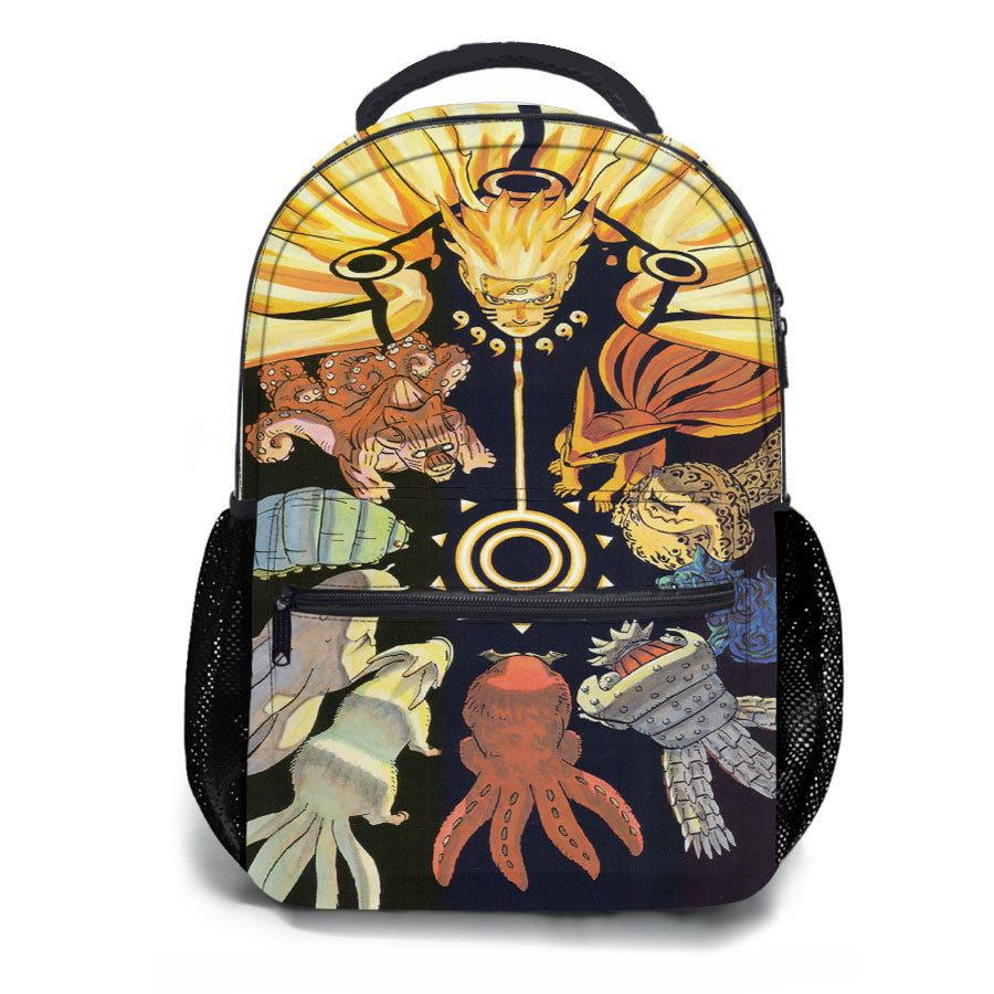 Naruto Jincuriki School Backpacks