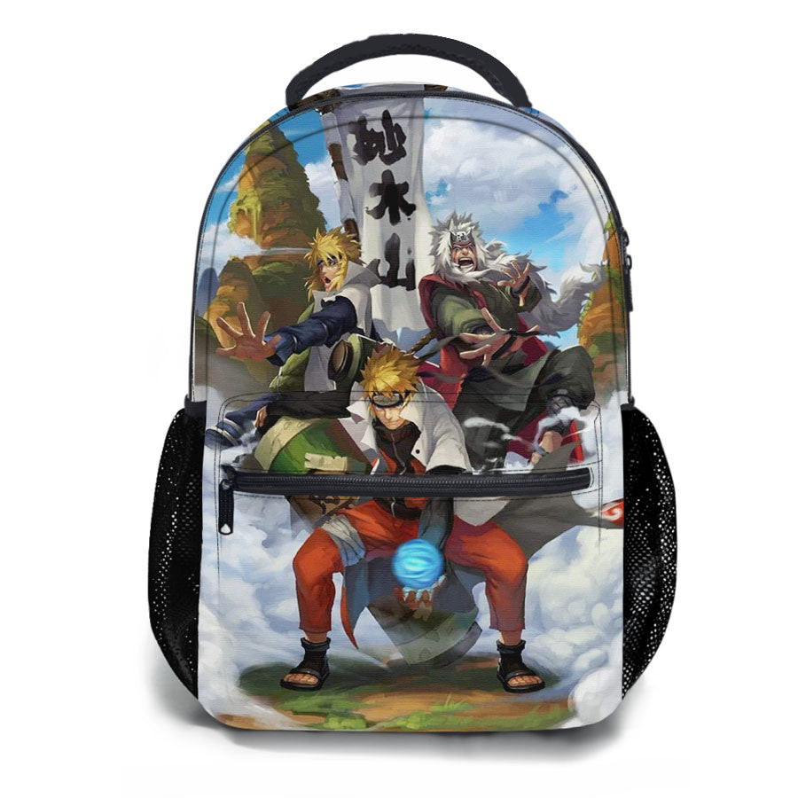 Naruto Minato X Jiraiya School Backpacks