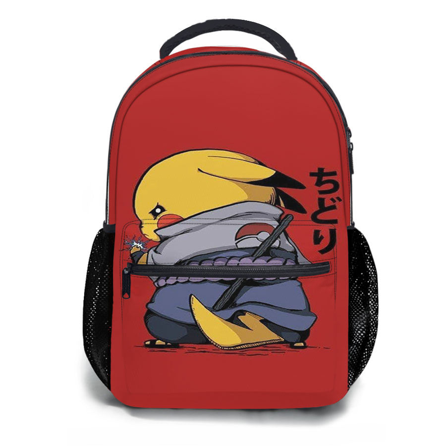 Naruto Pikachu Sasuke School Backpacks