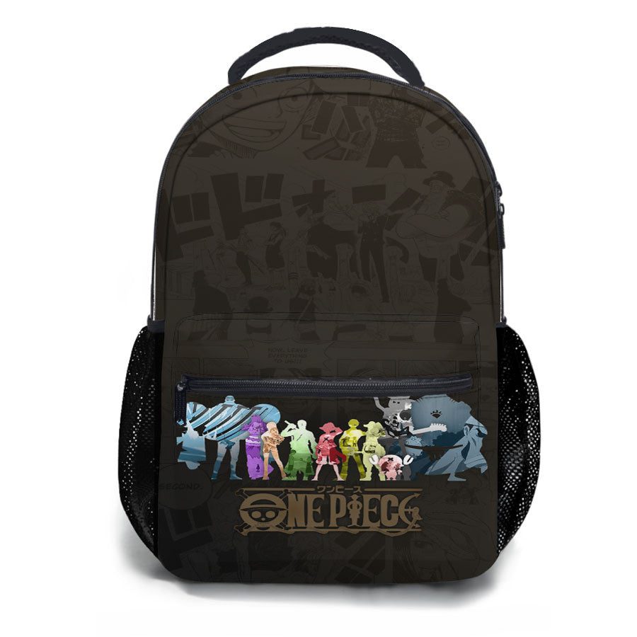 One Piece Comic School Backpacks