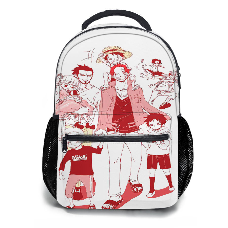 One Piece Family School Backpacks
