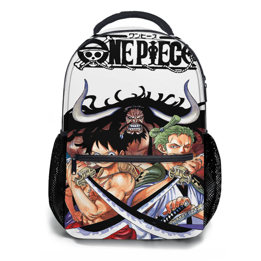 One Piece Sticker School Backpacks