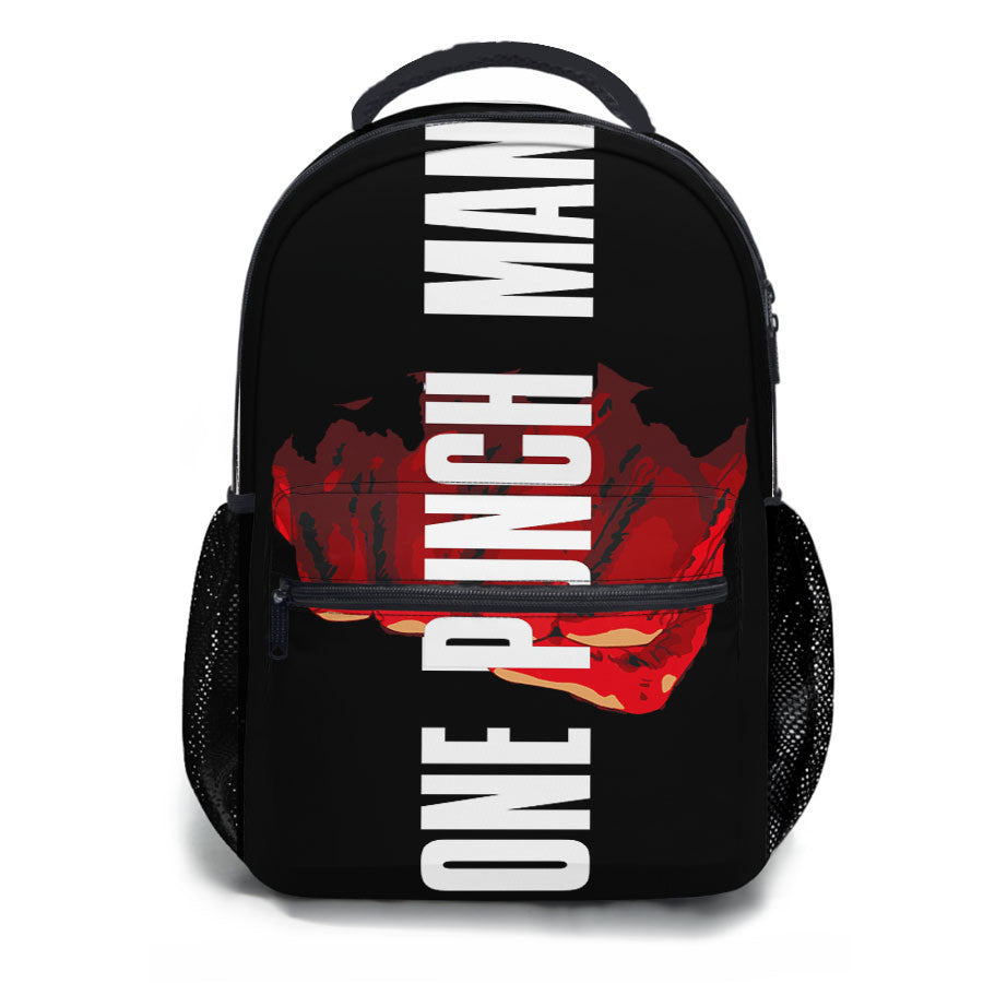 One Punch Man Logoo School Backpacks