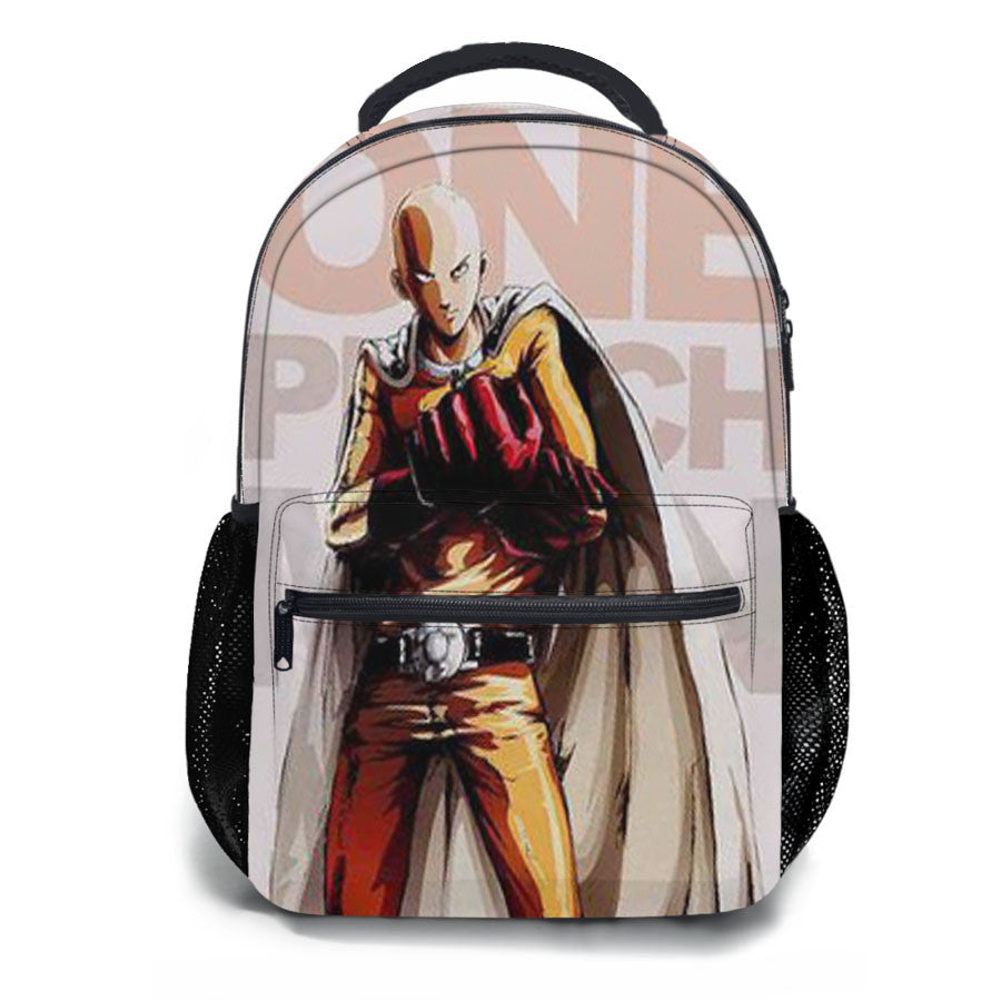 One Punch Man Saitama School Backpacks