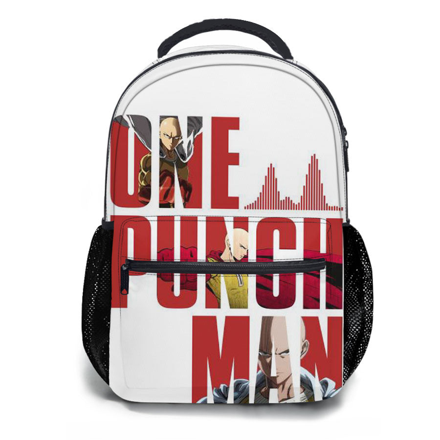 One Punch Man Wallpaper School Backpacks