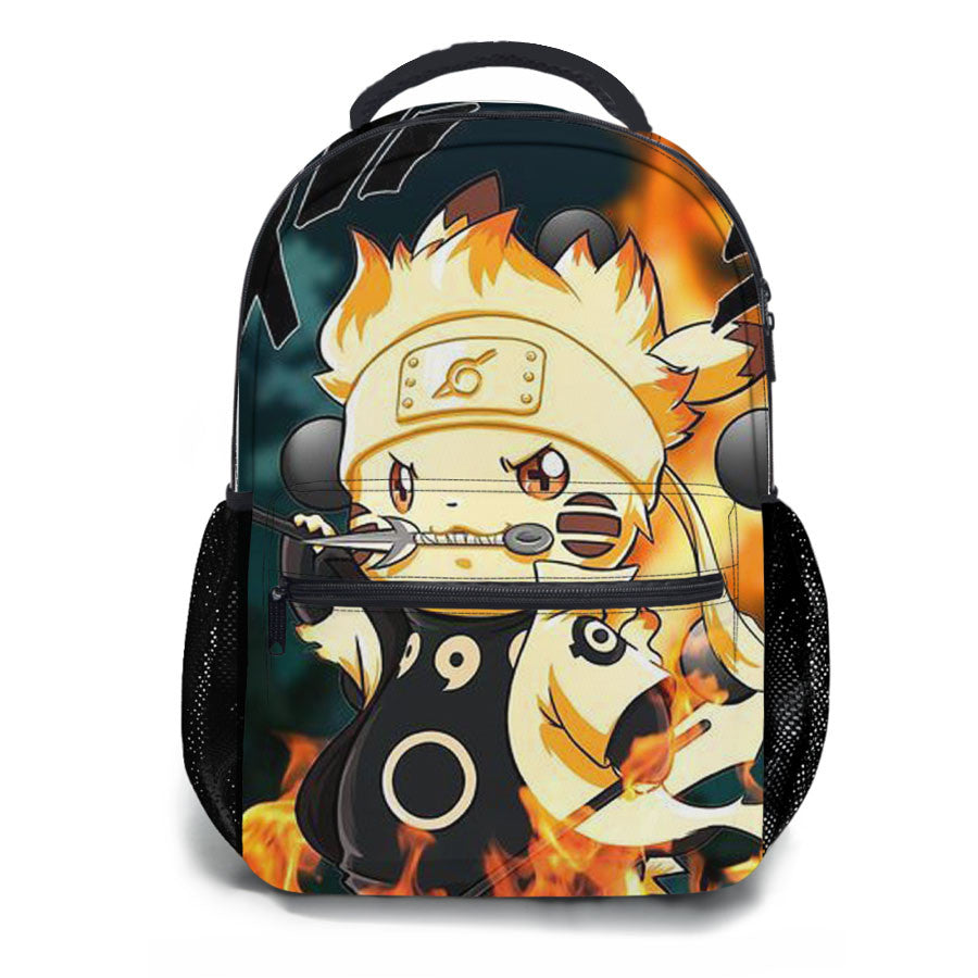Pokemon Naruto Style School Backpacks