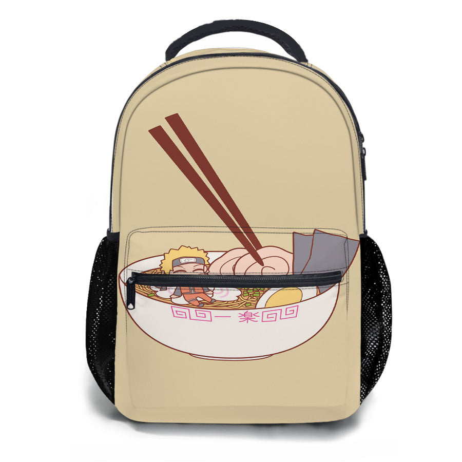 Ramen Ichiraku Naruto Uzumaki School Backpacks