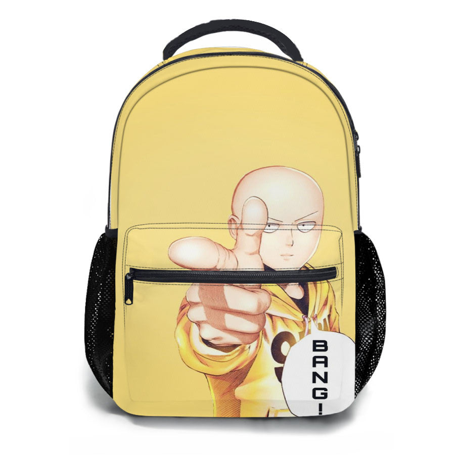 Saitama Bang One Punch Man School Backpacks