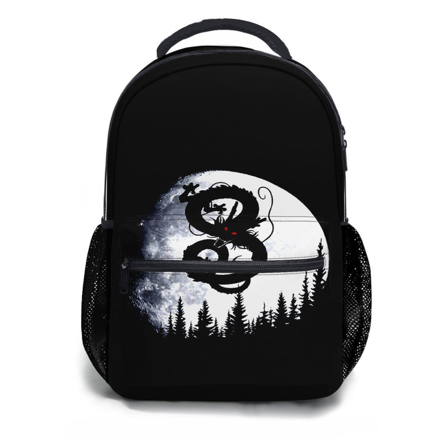 Shenron Dragon Ball Silhouette School Backpacks