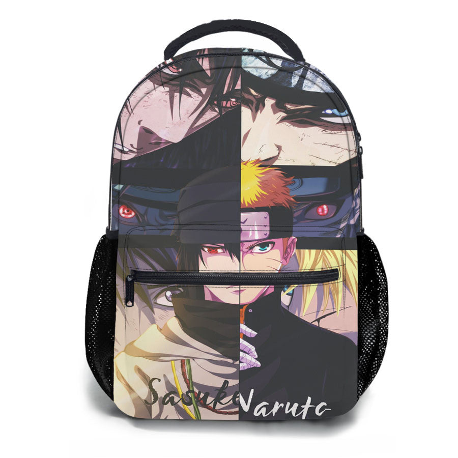 Uzumaki Naruto Uchiha Sasuke School Backpacks