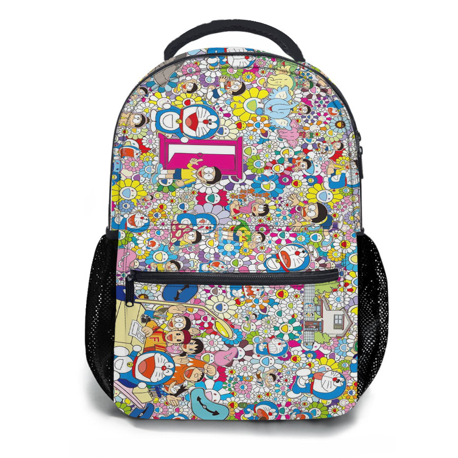 takashi murakami doraemon and the magic door School Backpacks
