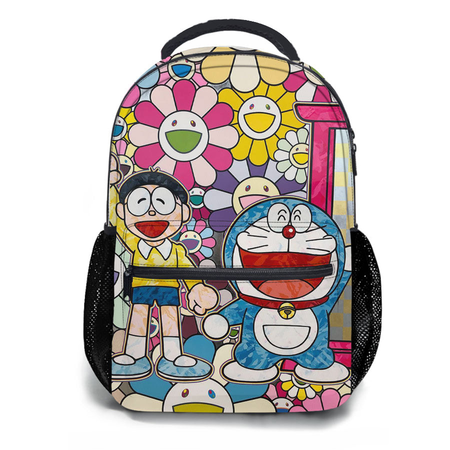 takashi murakami doraemon style School Backpacks