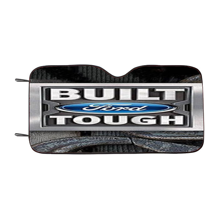 Built Ford Tough Car Auto Sun Shade Windshield Cover