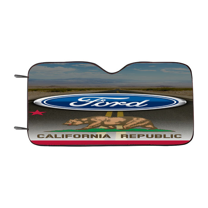 Ford California Republic Car Auto Sun Shade Windshield Cover