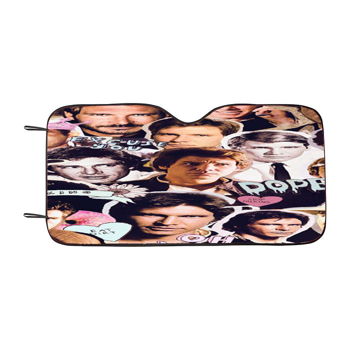 Harrison Ford Collage Car Auto Sun Shade Windshield Cover