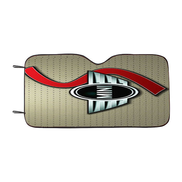 Mini Cooper Logo Silver Landscape Car Auto Sun Shade Windshield Cover