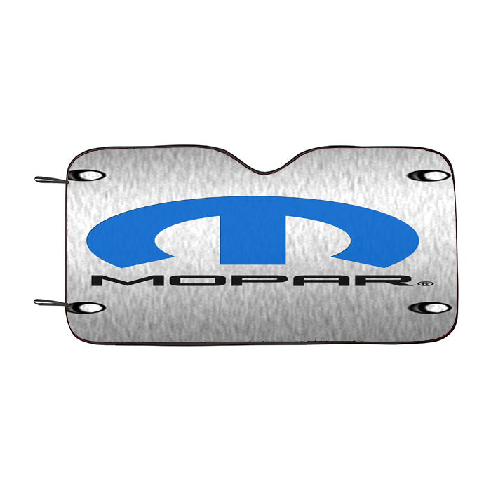 Mopar Black Logo Car Auto Sun Shade Windshield Cover