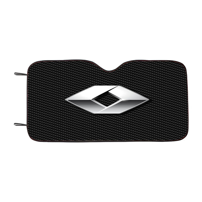 Renault Carbon Fiber Car Auto Sun Shade Windshield Cover